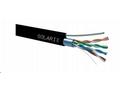 Solarix Kabel FTP PE drát c5e venkovní, samonosný,