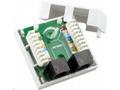 Zásuvka UTP 2x RJ45 Cat5E, duální svorkovnice, na 