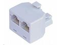 Rozdvojka RJ45, 1x8p8c, 2x8p8c - telefonní