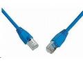 SOLARIX patch kabel CAT5E SFTP PVC 0,5m modrý