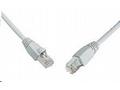 Solarix Patch kabel CAT5E SFTP PVC 0,5m šedý snag-