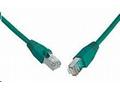 SOLARIX patch kabel CAT5E SFTP PVC 20m zelený snag