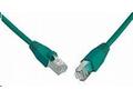 SOLARIX patch kabel CAT5E SFTP PVC 5m zelený snag-