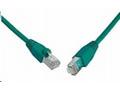 SOLARIX patch kabel CAT5E SFTP PVC 7m zelený snag-