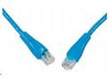 SOLARIX patch kabel CAT5E UTP PVC 15m modrý snag-p