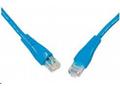 SOLARIX patch kabel CAT5E UTP PVC 1m modrý snag-pr