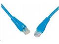 SOLARIX patch kabel CAT5E UTP PVC 3m modrý snag-pr
