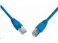 SOLARIX patch kabel CAT6 SFTP PVC 0,5m modrý snag-