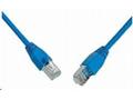 SOLARIX patch kabel CAT6 SFTP PVC 3m modrý snag-pr