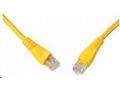 SOLARIX patch kabel CAT6 UTP PVC 1m žlutý snag pro