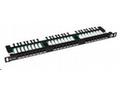 Solarix 19" Patch panel 24xRJ45 CAT5E UTP s vyvaz.