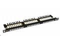 Solarix 19" Patch panel 24xRJ45 CAT6 UTP s vyvaz.l