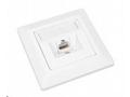 Solarix Eth.Zás. CAT6 UTP 1 x RJ45 pod omítku bílá