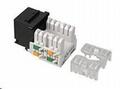 Solarix Keystone CAT5E UTP RJ45 cerný, svorkovnice