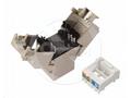 Solarix keystone c5e STP RJ45 černý samořezný SXKJ