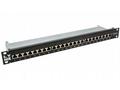 19" Patch panel LYNX 24port, STP, Cat6A, krone, če