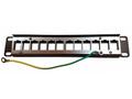 10" modulární stíněný patch panel LEXI-Net 12port,