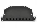 Optická vana 10" 1U, 8x SC simplex (8x LC duplex),