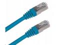 XtendLan Patch kabel Cat 5e FTP 0,5m - modrý