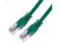XtendLan patch kabel Cat5E, UTP - 0,25m, zelený (p