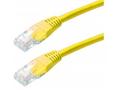 XtendLan Patch kabel Cat 5e UTP 1m - žlutý