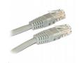 XtendLan patch kabel Cat5E, UTP - 0,5m, šedý (prod