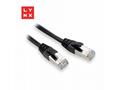 LYNX FTP patch kabel Cat5e PVC, CCA, 3m, černý