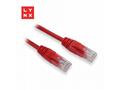 LYNX UTP patch kabel Cat5e, PVC, CCA, 2m, červený