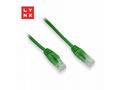 LYNX UTP patch kabel Cat5e, PVC, CCA, 3m, zelený