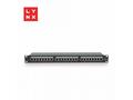 LYNX 19" patch panel 24-port, FTP Cat5e, 50µ, stín