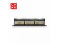 LYNX 19" patch panel 24-port, FTP Cat6a, 50µ, stín