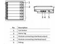 Hikvision DS-KD-KK - modul 6 tlačítek pro IP inter