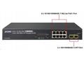 Planet GS-4210-8P2S L2 switch, 8x1Gb, 2x 1Gb SFP, 