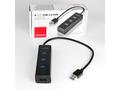 AXAGON HUE-S2B, 4x USB 3.0 CHARGING hub, micro USB