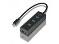 AXAGON HUE-S2C, 4x USB 3.0 CHARGING hub, micro USB