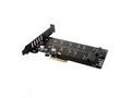 AXAGON PCEM2-DC, PCIe x4 - M.2 NVMe M-key + SATA B
