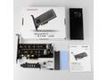 AXAGON PCEM2-DC, PCIe x4 - M.2 NVMe M-key + SATA B