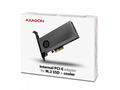 AXAGON PCEM2-DC, PCIe x4 - M.2 NVMe M-key + SATA B