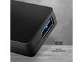 AXAGON HUE-G1A, 4x USB 3.2 Gen 1 SLIM hub, kabel T