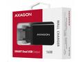 AXAGON ACU-DS16, SMART nabíječka do sítě 16W, 2x U