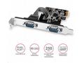 AXAGON PCEA-S2N, PCIe řadič - 2x sériový port (RS2
