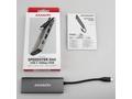 AXAGON HMC-5G2, USB 10Gbps hub, porty 2x USB-A, 2x