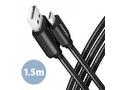 AXAGON BUMM-AM15AB, HQ kabel Micro USB <-> USB-A, 