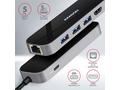 AXAGON HMC-6GL, USB 3.2 Gen 1 hub, porty 3x USB-A,