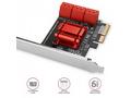 AXAGON PCES-SA6, PCIe řadič - 6x interní SATA 6G p