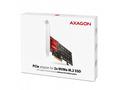AXAGON PCEM2-ND, PCIe x8 řadič - 2x M.2 NVMe M-key