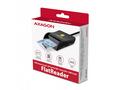 AXAGON CRE-SM3SD, USB-A FlatReader 4-slot čtečka S