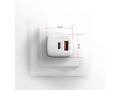AXAGON ACU-PQ30W, Sil nabíječka do sítě 30W, 2x po