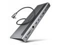 AXAGON HMC-4KX3 USB 5Gbps hub, 3x USB-A, 2x HDMI, 