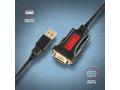 AXAGON ADS-1PSN, USB-A 2.0 - sériový RS-232 DB9-M 
